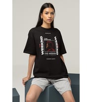 The Weeknd Tasarım Baskılı Unisex Oversize Tişört