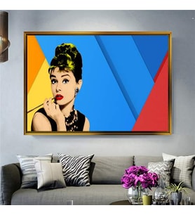 Altın Çerçeveli dekoratif tablo a279 (Gold)