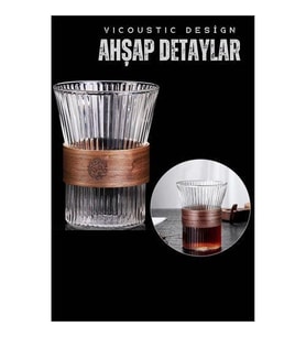 ModaCar Ahşap Detaylı Bardak Vicoustic Design
