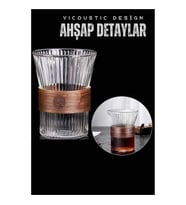 ModaCar Ahşap Detaylı Bardak Vicoustic Design