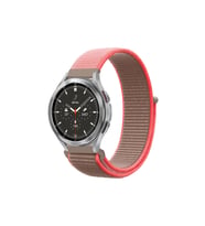 Watch 22Mm Hasırlı Cırtcırtlı Kordon - Pembe
