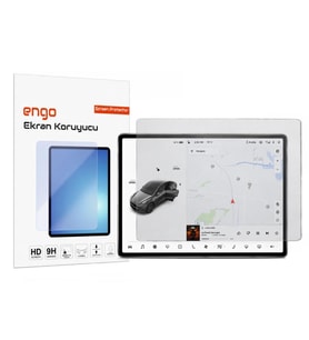 Tesla Model Y İle Uyumlu Mat Ekran Koruyucu 16 İnç Multimedya, 9H Esnek Nano Cam, Anti Glare, Yansıma Ve Parlama Azaltıcı
