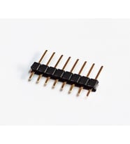 1x8 Header Erkek 10 Adet Siyah 2,54mm 180 Derece Black