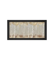Soyut Şekiller Motifli Kanvas Tablo 80 x 110 cm Siyah Çerçeve