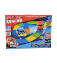 Pilli Magic Tracks Yol Set Oyuncak Katlanabilen Yol Seti (Çok Renkli)