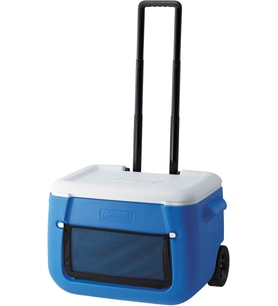 Coleman Poly-Lite Yalıtımlı Tekerlekli Cooler Taşınabilir Soğutucu Kamp Buzluğu 46 Lt, 50 Qt 3 Gün S (Çok Renkli)