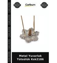 Özel Üretim Dekoratif Ev Aksesuarı Hediyelik Metal Yuvarlak Tütsülük