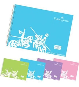 Faber Castell PP Kapak Resim Defteri 120 gr. 30 Yaprak 35x50 