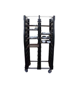Tribeca TTA-3753 Tepsi Taşıma Arabası-çift sıra-2x12 adet 37x53 cm tepsi kp-demonte