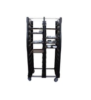 Tribeca TTA-3753 Tepsi Taşıma Arabası-çift sıra-2x12 adet 37x53 cm tepsi kp-demonte
