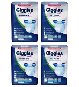 Giggles Külotlu Yetişkin Hasta Bezi XLarge 120 Adet