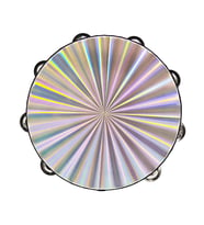 Jwin JDF-2505 Ahşap-Yansıtıcılı Parlak Plastik Tef Metal Zilli (25cm) Orff - Ritim Aleti