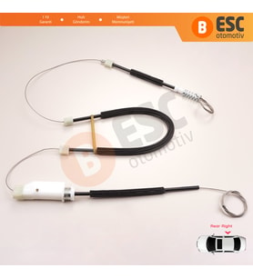 Audi A7 C7 S7 RS7 MK1 4G 4GA 4GF 2010-2018 4G8839461 İçin Elektrikli Arka Sağ Cam Kriko Tamir Seti