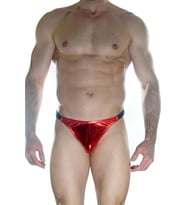 Erkek Arkası Büzgülü Kırmızı Brazillian Slip