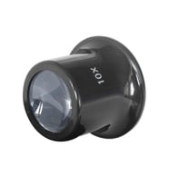 10X Büyütmeli Saat Takı Onarım Için Cam Lensli Optik Göz Büyüteç
