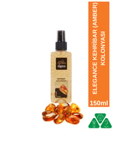 Amber Kolonyası 150 Ml  Elegance Series Sprey Çanta Boy Kolonya (Turuncu)