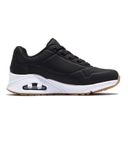 skecher 73690 BLK UNO -STAND ON AIR GÜNLÜK SPOR AYAKKABI (Siyah)