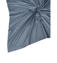 Valino Organik Pamuk Düz Renk Eşarp 100x100 cm - Doğal ve Nefes Alabilen Kumaş (Antrasit)