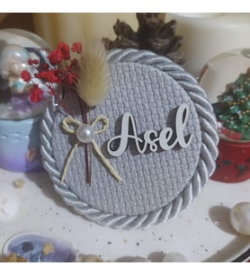 Söz-Nişan-Nikah-Kına-Bebek Hediyelik Hasır Magnet