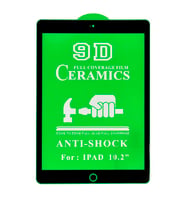 Apple iPad 8. Nesil 10.2" Tablet Seramik Ekran Koruyucu A2270 A2428 A2429 A2430 (Siyah)