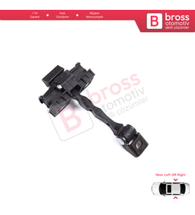 Skoda Roomster 5J 5J7 2006-2015 Praktik 5J0839249C İçin Arka Sağ veya Sol Kapı Gergisi