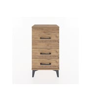 Arges Komodin 3 Çekmeceli 44x30x80 Çam-Çam