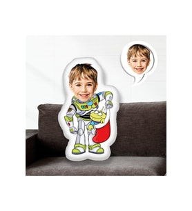Kişiye Özel Fotoğraflı Buzz Lightyear Yastık 115594 70 cm