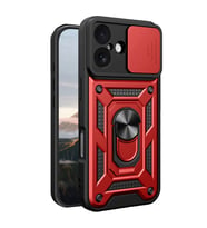 İphone 17 Pars Lens Yüzüklü  - Kırmızı