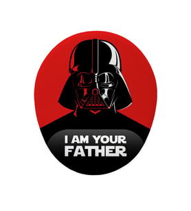 Dart Vader Tasarım Bilek DestekliKaymaz Buruşmaz Kırılmaz Mouse Pad