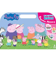 Peppa Pig Çıkartma Hediyeli Boyama Albümü