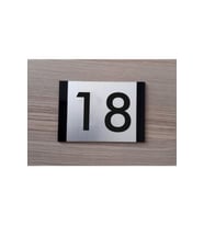 Dekoratif Apartman Kapı Numarası Pleksi-18