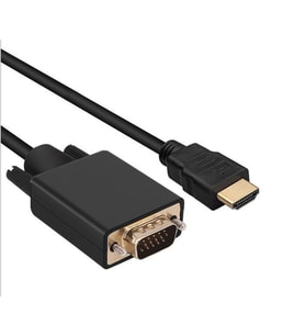 HADRON HDX7872 HDMI to VGA Görüntü Kablosu 1080p 1.8 m (Siyah)