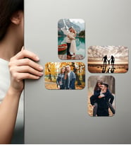 Kişiye Özel Ahşap Fotoğraflı UV Baskılı Magnet