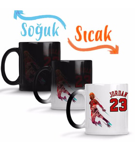 Air Jordan Number 23 Sihirli Kupa Bardak Porselen