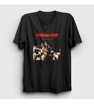 Presmono Unisex Siyah King Of The Kill Annihilator T-Shirt 465333tt