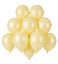 Fil Dişi Renk Lateks Pastel Balon (13 cm) - 10 Adet