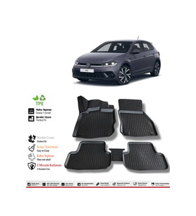 Volkswagen Polo 2021 Model 4D Havuzlu Paspas