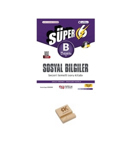 Nitelik Yayınları 6. Sınıf Süper B Serisi Sosyal Bilgiler Soru Bankası + Telefon Standı
