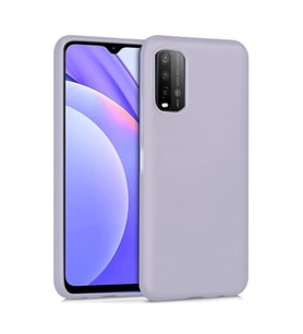 Xiaomi Redmi 9t Kılıf Nano İçi Kadife Silikon - Lila