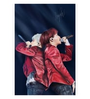 Sope Yoonseok K-pop Fanart Tablo Ahşap Poster Dekoratif Kod1556