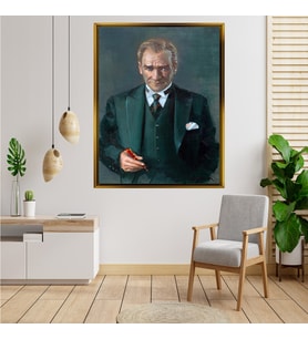 ÇERÇEVELİ ATATÜRK TABLO S350