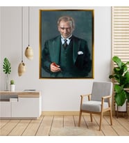 ÇERÇEVELİ ATATÜRK TABLO S350