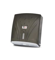 A Form ZHA-2 Z Katlama Attan Çekme Kağıt Havlu Dispenseri Havluluk - Şeffaf Füme - 23 Cm. - 1 Adet