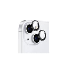iPhone 15 Plus Premium Safir Kamera Lens Koruyucu (Siyah)