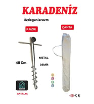 Karadeniz Güneş Plaj Balkon Bahçe Şemsiye Çanta ve Kazık