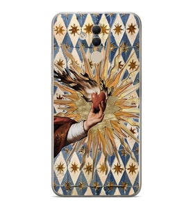Huawei Mate 20 Lite Uyumlu Baskılı Yumuşak Silikon Şeffaf Telefon Kılıfı