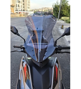 MOTOCAM Yamaha MiO Aerox 125 Ön Cam 54cm Füme Renkli 4mm