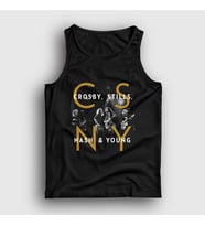 Presmono Unisex Siyah Crosby Stills Nash And Young Atlet 463901tt