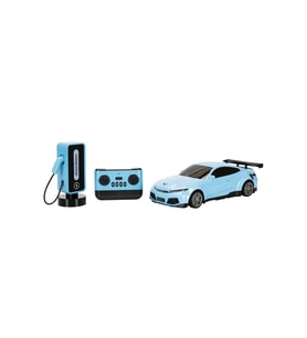 1:16 USB Şarjlı Uzaktan Kumandalı Yarış Arabası – Sesli Işıklı Enerji Tasarruflu Mavi Şimşek (Çok Renkli)