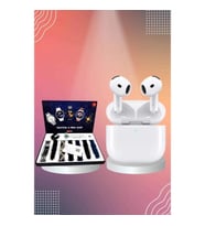 Mey İthalat® 3.Nesil TWS Bluetooth Kulaklık Bluetooth Bağlantılı Akıllı Saat Amoled Ekran Plastik Ha